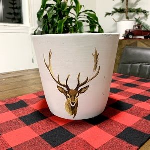 Deer/Stag Cement Planter